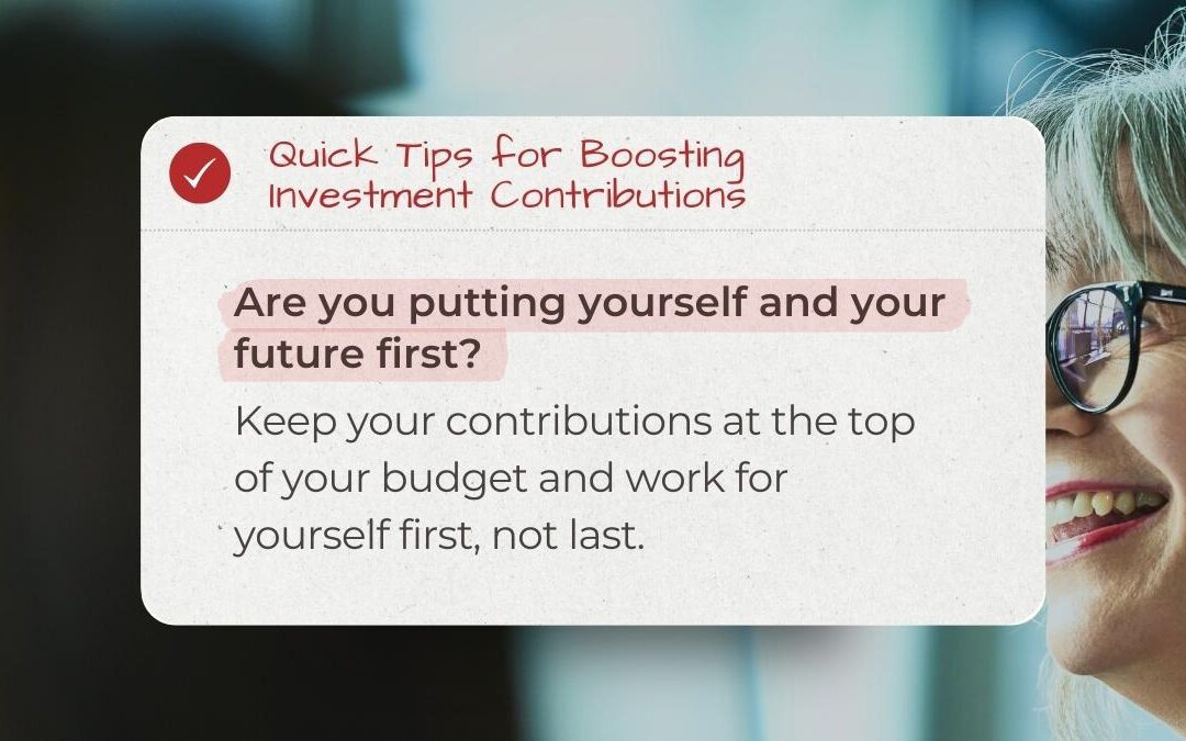 Are you putting yourself and your future first?